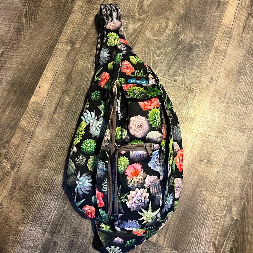 KAVU Rope Sling Pack succulent bag